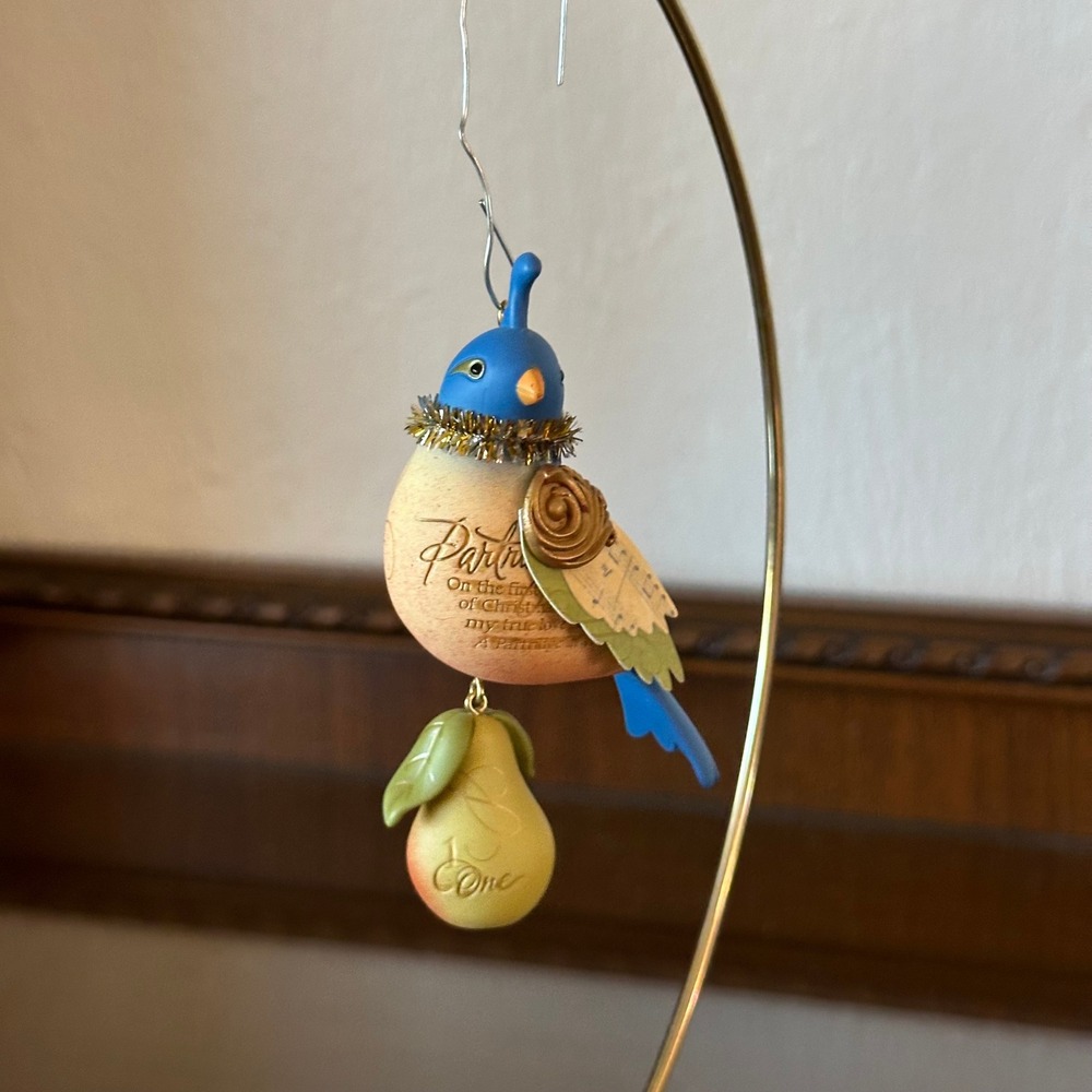 2011 Hallmark Partridge In A Pear Tree 12 Days of Christmas Ornament 1 Series